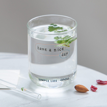 ondo the same high temperature resistant cup Korean version ins cup have a nica day milk cup juice coffee cup