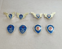 Inventory 87 through well collar flower 83 old shoulder emblem last century metal badge nostalgic collection