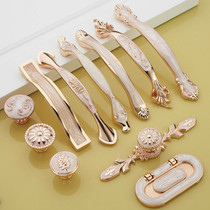 Cabinet door drawer Modern simple wardrobe Shoe cabinet handle European drawer handle Kitchen door cabinet drawer Cabinet furniture