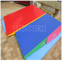 Childrens soft triangle slope pad Kindergarten folding pad Parent-child garden soft small slide Childrens physical fitness slope