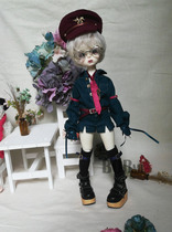 (Sold out) BOBMI DZ6 points BJD doll jumpsuit shirt uniform split shorts-Flight attendant