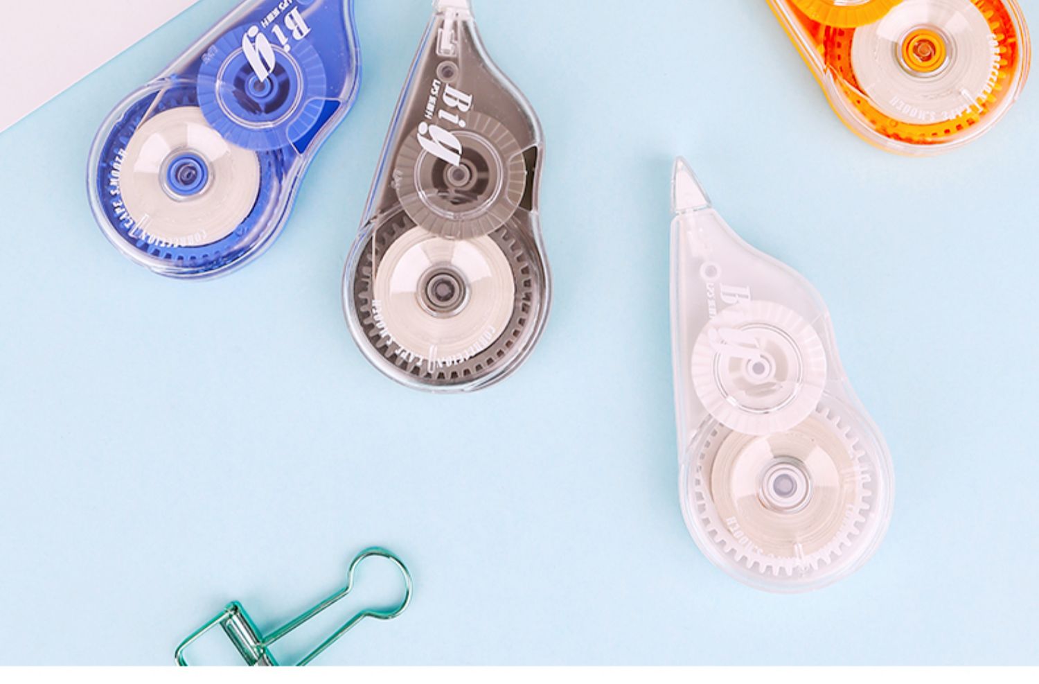 乐普升修正带实惠装男150足米大容量72米透明不断带涂改带中小学生