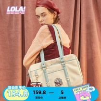 LOLA DESIGN Laura original white JK single shoulder bag 2020 new tide autumn winter 100 lap charter college wind