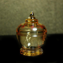 Treasure Bottle Crystal F Tower Serita Pendulum High 6cm Yellow