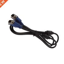 2Pcs VGA SVGA HDB15 5FT 1 4M VGA Cable Male to Male Extensio