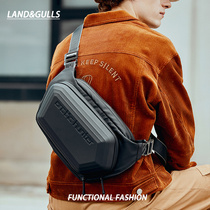 Lull Japanese bra bag mens summer sports bag mens functional cross-body bag tide brand large capacity shoulder bag