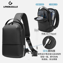 Shoulder bag mens new summer small backpack custom print logo multifunctional small shoulder bag mens chest bag single shoulder cross body bag