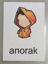 Longman new concept English youth version entry-level ab1a word big card flash card over plastic teaching aids