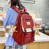 Campus schoolbag female Korean version Harajuku ulzzang junior high school students high school students backpack large capacity backpack