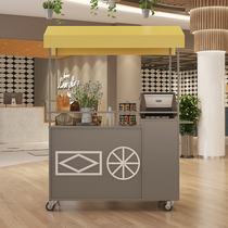 European-style wrought car stall car shopping mall outdoor stalls custom stalls small carts Net red flower car display table