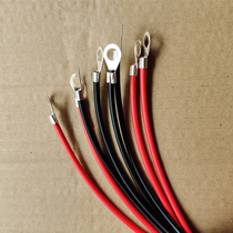 Barbecue car oven fume purifier Electric field accessories High voltage line Black red connection line Extension line High temperature resistance