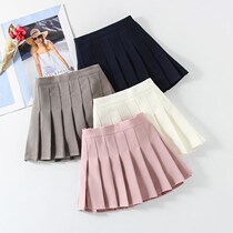 Childrens clothing girls skirt spring and summer 2021 girls Joker Four Seasons pleated skirt performance skirt children Korean skirt