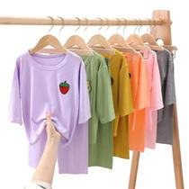 2022 new summer children pajamas suit boy girls thin family clothes baby kid air conditioning suit summer clothes