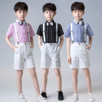 June 1 childrens chorus performance Primary School recitation performance costume boy dress suit kindergarten dance suit