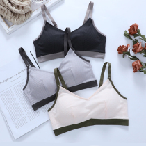 Bandeau sports underwear womens thin big breasts show small breasts gathered without underwire college students high school girls bra