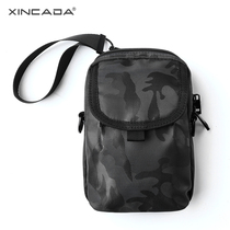 ins tide card single shoulder bag mens buns bag mobile phone pockets sports sloped satchel mini light backpacks hang bag men
