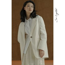 SoLighter Loose Velvet Solid Color Suit Jacket Women's Casual Joker Short Fall Winter Jacket