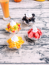 Simulation ice cream model fancy ice cream model sundae food display photography props decoration customization