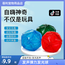 Beley Hair Sound Elastic Luminous Ball Pet Self-Hi Divine Instrumental Resistant to Tooth-Resistant Toy Young Dog Pet Dog