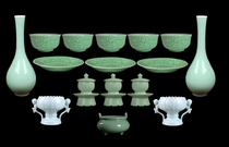 Zizhulin Longquan celadon controls the Buddha for the Buddha six sets of blessings