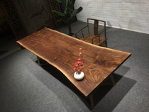 American black walnuts big board double parquet solid wood minimalist table tea table desk 261 *103 * 89 * 92 * 4 5