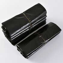 Vest-style garbage bag black household thickened disposable portable garbage bag plastic bag 32*55