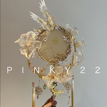 pinky22 Wedding custom phoenix fan high - end private custom wedding bride package finished product