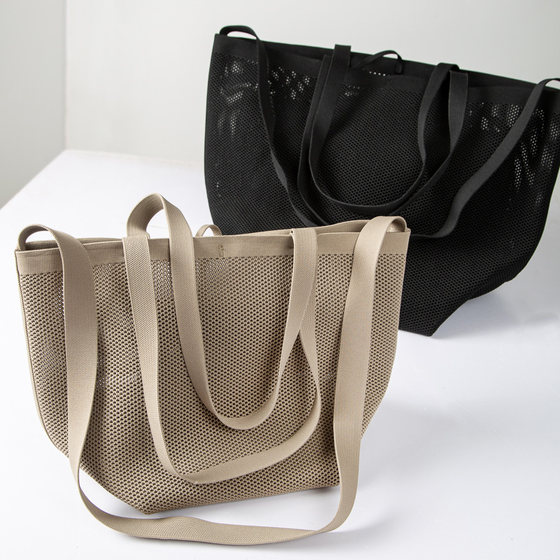 Special counter casual hand-carrying shoulder-carrying multi-purpose large capacity breathable mesh tote bag shopping bag beach travel bag
Special counter casual hand-carrying shoulder-carrying multi-purpose large capacity breathable mesh tote bag shopping bag beach travel bag