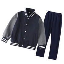 Primary and secondary school uniform suit College style Childrens class suit Baseball suit British style Kindergarten garden suit Spring and autumn and winter clothes
