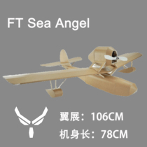 FT Sea Angel Red Pig Seaplane FT Model Airplane flitetest Model Airplane