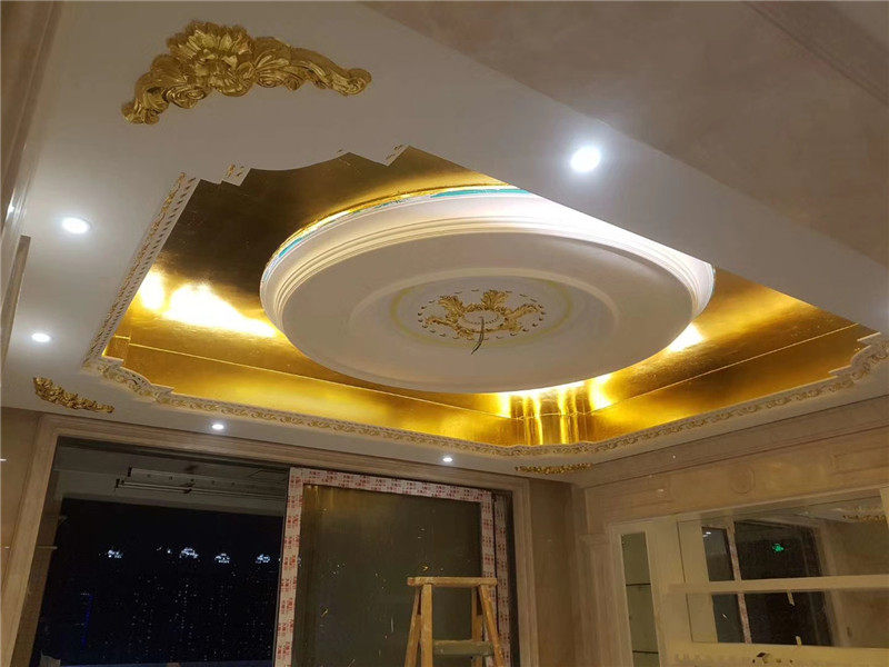 金箔纸装饰 台湾金泊佛像工艺贴金铂纸装修贴顶吊顶金萡纸1件500