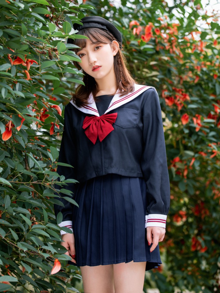 正统jk水手服,满足你的少女心