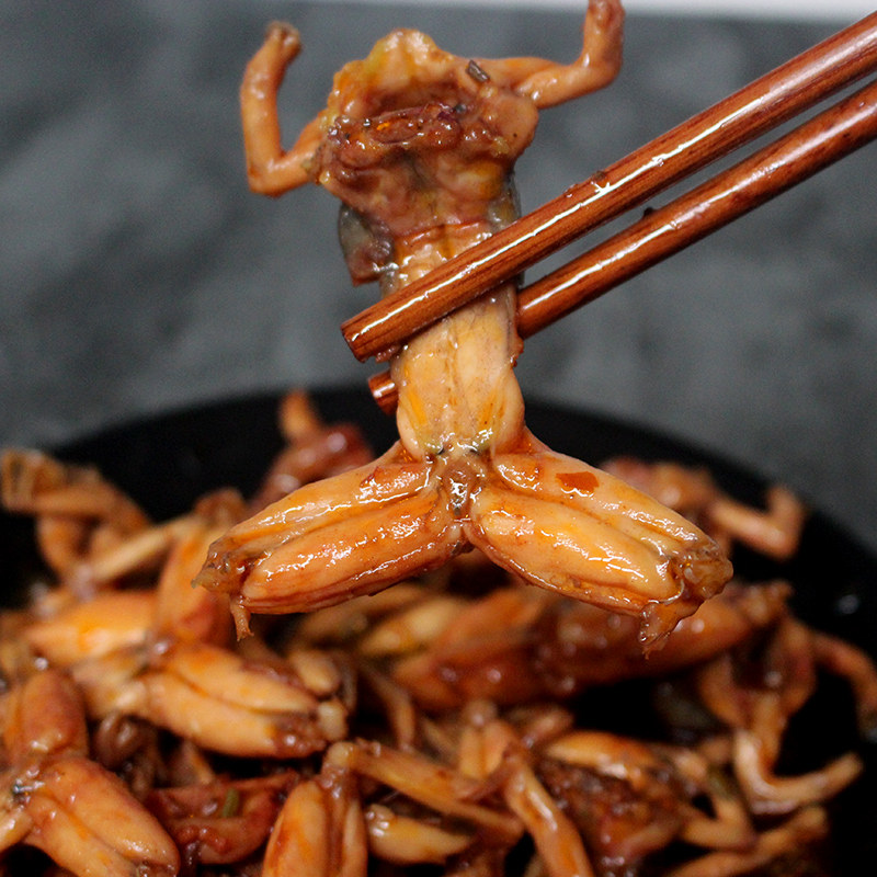 潜龙湾香辣卤蛙100g卤味非牛蛙肉麻辣田鸡零食特产川味熟食小吃