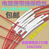 Electric pressure boiler cooking pot temperature insurance pipe 10A 192 degrees Electric pressure boiler wire fuse