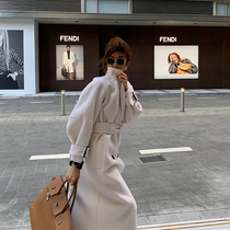 Garbociaga Dragon Delight 80 percentile wool design Sensation Temperament Double Coat of coat C014