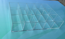 High-grade imported acrylic PMMA multi-grid card magnetic card attendance jewelry storage box display display customization