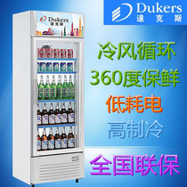 Dax Freezer Single Door Refrigerated Vertical Display Freezer Commercial Refreshing fridge LG-228 268300350