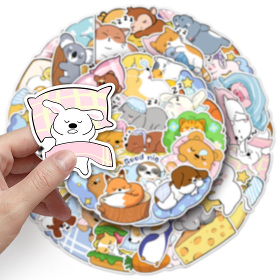 50 굿나잇 월드 동물 만화 스티커 여행 가방 노트북 휴대 전화 태블릿 기타 방수 스티커 50 굿나잇 월드 동물 만화 스티커 여행 가방 노트북 휴대 전화 태블릿 기타 방수 스티커