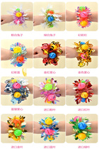 Cheerleaders flowers cheerleading flower balls colorful balls cheerleading holding flowers dancing sports bracelets