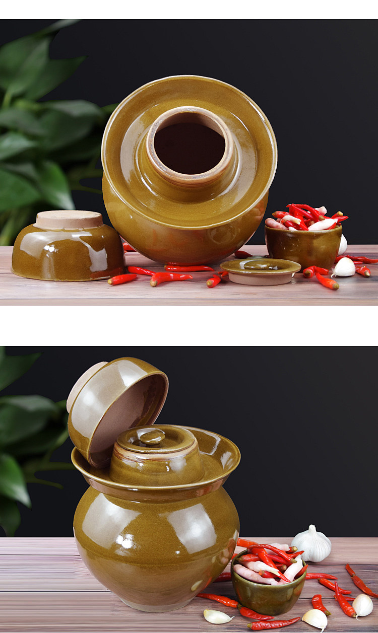 坛子腌咸菜盐菜鸭蛋腌萝卜罐子榨菜大加厚泡大容量老坛泡辣椒