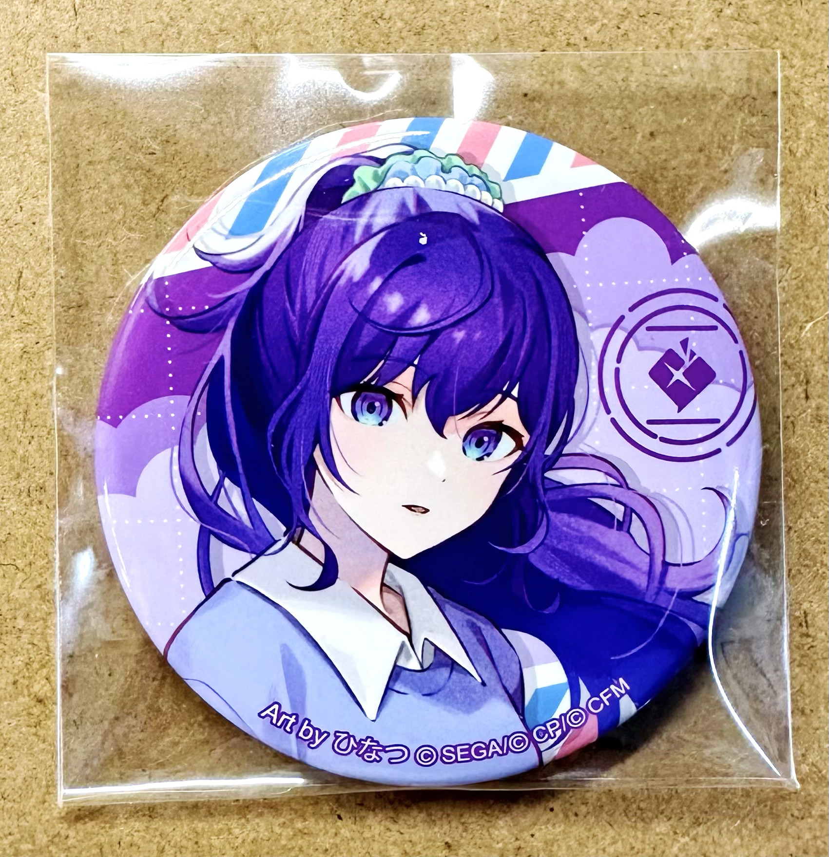 朝比奈真冬豆豆眼吧唧世界計劃初音周邊細閃徽章10CM MFY無限灰拍立得