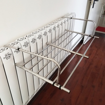 Radiator drying rack rack balcony clothes artifact outside the window drying Rod guardrail telescopic