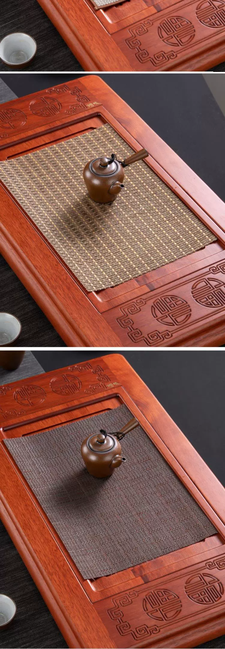 Isolate tea tray tea tea tea mat slag filtration kunfu tea accessories.net tea table with waterproof bamboo mat slag
