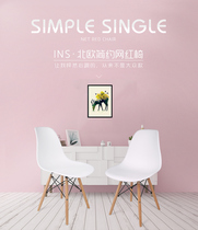 Nordic Wind Chair Modern Minima Desk Chair Creative Mesh Red Computer Stool Backrest Home Nordic Adult Dining Chair