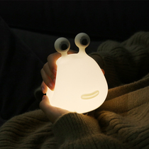 Trick slug with sleep lamp bedroom sleep patting silicone baby feeding intelligent induction night light bedside lamp