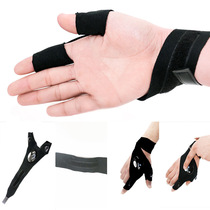 There are ciswater-resistant anti-slip nylon night fishing with light lighting gloves Outdoor fishing theorist car repair glove light