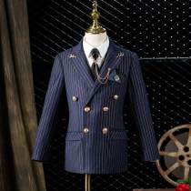 Childrens suit suit British boys dress piano performance suit Flower boy small suit model catwalk show kid show
