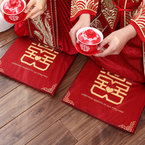 Knee mat wedding pad to tea changed red pair of mat mat festive wedding bride bride bride wedding wedding