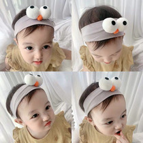 Baby hair band fontanelle cap baby hair band male treasure female treasure newborn fontanelle Korean version of ins cute super cute headdress