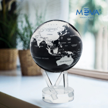 American mova light energy self-rotating silver black instrument earth study office ornaments magnetic levitation globe globe planet